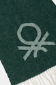 United Colors of Benetton esarfa din amestec de lana 63MDUU00S verde AW24