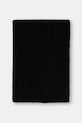 United Colors of Benetton szalik wełniany 1244DU01G czarny AW25