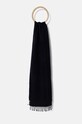 Gant esarfa de lana uni bleumarin 9920203
