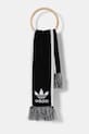 Šál adidas Originals hrubá čierna IY4105