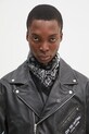 Represent shalle in lana Metallica Bandana stampa all-over nero MLM801.01