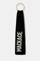 Вовняний шарф MACKAGE вовна чорний JUNO.Z