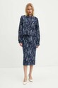 Джинсовая юбка Bruuns Bazaar IxoraBBTanella skirt BBW4120 тёмно-синий AW24