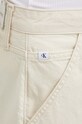Rifľová sukňa Calvin Klein Jeans béžová J20J223886