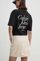 Îmbrăcăminte Calvin Klein Jeans fustă din denim J20J224345 bej