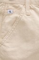 Rifľová sukňa Calvin Klein Jeans béžová J20J224345