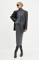 Iceberg spódnica wełniana AC01.9030 szary AW24