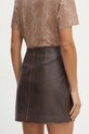 Abbigliamento Weekend Max Mara gonna in pelle 2425406011600 marrone