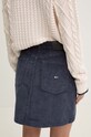 Îmbrăcăminte Tommy Jeans fusta din velur DW0DW18533 bleumarin