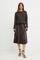 Спідниця Pinko 104440.A286 бордо AW24