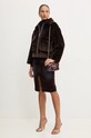 Pinko spódnica 104291.A26R brązowy AW24