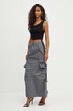 Sukně Miss Sixty 6L2KJ1100000 KJ1100 L/SKIRT 6L2KJ1100000 šedá AW24