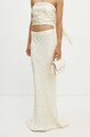 Rotate spódnica Satin Maxi Skirt 1128412986 beżowy AW24