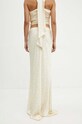 Odzież Rotate spódnica Satin Maxi Skirt 1128412986 beżowy