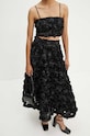 Rotate spódnica Maxi Sun Skirt tkanina czarny 112951100