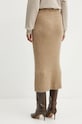Oblečenie Sukňa s prímesou vlny Liu Jo WF4391.MA43P béžová