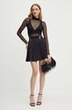 Sukňa Elisabetta Franchi GO03746E2 čierna AW24