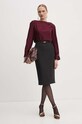 Elisabetta Franchi gonna GO04446E2 nero AW24