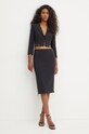 Elisabetta Franchi fusta GO04746E2 negru AW24