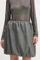 Вовняна спідниця Herskind Evans casual сірий 5391140