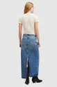 AllSaints spódnica jeansowa bawełniana CYRA MAXI Damski
