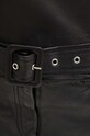 Kožená sukňa The Kooples čierna FJUP29013K