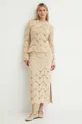 By Malene Birger gonna in cotone CANTALA beige