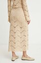Odzież By Malene Birger spódnica bawełniana CANTALA Q72363002 beżowy
