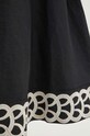 Lněná sukně By Malene Birger LEONNE Q70967010 černá