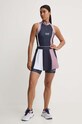 Спортивная юбка EA7 Emporio Armani узор тёмно-синий TJ04Z.6DTN51.2507
