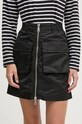 Alpha Industries fustă uni negru 148066
