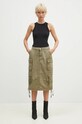 Хлопковая юбка Alpha Industries 148068 зелёный