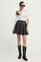 Φούστα Versace Jeans Couture 77HAE817.Q0007 μαύρο AW24