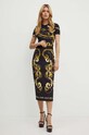 Versace Jeans Couture fusta 77HAE8P6.NS559 negru AW24