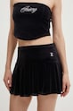 Ruházat Juicy Couture bársony szoknya ALUNA PLEATED SKIRT JCWGS24302.101 fekete