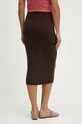 Odzież Max Mara Leisure spódnica wełniana 2426306018600 brązowy
