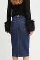 Abbigliamento Luisa Spagnoli gonna di jeans FOLLETTO 541261 blu navy