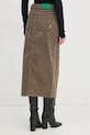 Îmbrăcăminte United Colors of Benetton fusta din velur 41ULD0045 verde