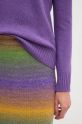 United Colors of Benetton fusta din amestec de lana 1050D001N violet