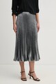 United Colors of Benetton gonna midi argento 44I7D003I