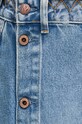 Odzież Pepe Jeans spódnica jeansowa MIDI SKIRT UHW EMBRO PL901166 niebieski