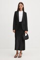 Φούστα Sisley 4RZFL0027 μαύρο AW24