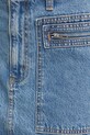 Rifľová sukňa Abercrombie & Fitch modrá KI143.4346.275