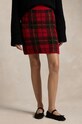 Шерстяная юбка Polo Ralph Lauren 211947923 красный AW24
