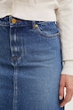 A.P.C. spódnica jeansowa jupe standard COGZU.F06094 granatowy