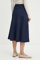 Odzież A.P.C. spódnica bawełniana jupe laurie COGZV.F06410 granatowy