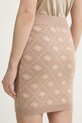 Odzież Guess spódnica z domieszką wełny SARAH W4BD0S.Z3JD2 beżowy