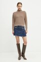 Guess fusta jeans LILY W4PD1B.D5JV1 bleumarin AW24