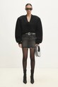 MM6 Maison Margiela denim skirt S62ME0011.S30848 gray