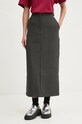 Sukně HUGO midi šedá 50522735